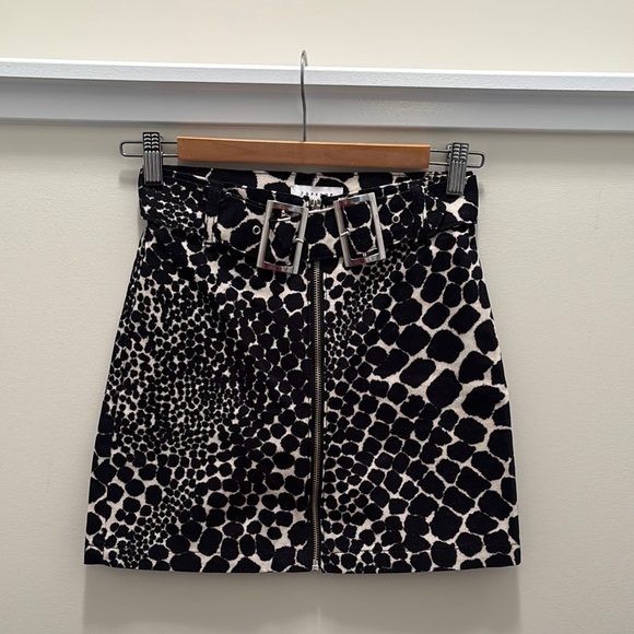 Topshop Black and White Skirt - Picture 1 of 4